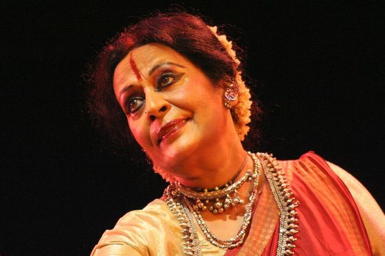 Sonal Mansingh in performance